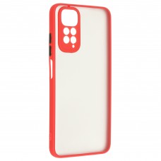 Чехол накладка ArmorStandart PC Frosted Matte для Xiaomi Redmi Note 11 / Note 11s Red (ARM66740)