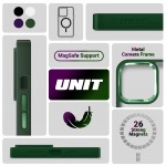 Чехол накладка Armorstandart TPU Unit MagSafe для Apple iPhone 13 Pro Dark Green (ARM66941) Чехол накладка Armorstandart TPU Unit MagSafe для Apple iPhone 13 Pro Dark Green (ARM66941)