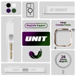 Чехол накладка Armorstandart TPU Unit MagSafe для Apple iPhone 14 Pro Matte Clear (ARM66950)