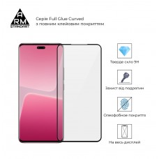 Защитное стекло ArmorStandart Full Glue Curved для Xiaomi 13 Lite Black (ARM66960)