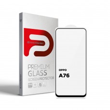 Защитное стекло ArmorStandart Full Glue для OPPO А76 Black (ARM66967)