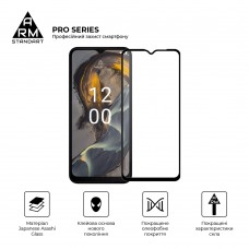Защитное стекло ArmorStandart Pro для Nokia C22 / C32 Black (ARM66980)