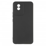 Чехол накладка TPU Armorstandart Matte Slim Fit для Vivo Y02 Camera cover Black (ARM67060)