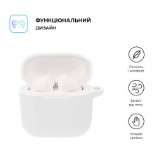 Чехол ArmorStandart TPU Silicone для кейса наушников Xiaomi Redmi Buds 3 White (ARM67079)