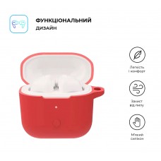 Чехол ArmorStandart TPU Silicone для кейса наушников Xiaomi Redmi Buds 3 Red (ARM67081)