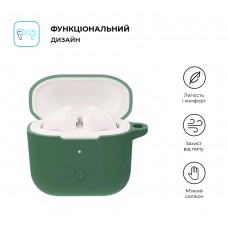 Чехол ArmorStandart TPU Silicone для кейса наушников Xiaomi Redmi Buds 3 Green (ARM67082)