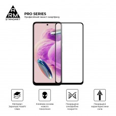 Защитное стекло ArmorStandart Pro для Xiaomi Redmi Note 12S 4G Black (ARM67517)