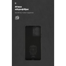 Чехол накладка ArmorStandart TPU ICON для Xiaomi Redmi Note 12 4G Camera cover Black (ARM67700)