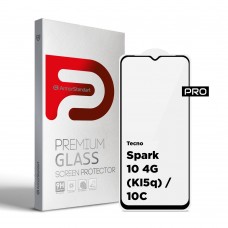 Защитное стекло ArmorStandart Pro для Tecno Spark 10 4G (KI5q) / 10C Black (ARM67794)