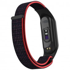 Ремешок Nylon ArmorStandart для Xiaomi Mi Band 7/6/5/4 Black/Red (ARM67843)