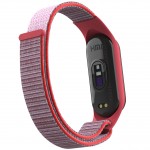 Ремешок Nylon ArmorStandart для Xiaomi Mi Band 7/6/5/4 Grey / Red (ARM67853)
