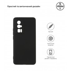 Чехол накладка TPU Armorstandart Matte Slim Fit для Xiaomi Poco F5 Pro Camera cover Black (ARM68075)