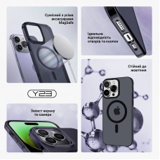 Чехол накладка ArmorStandart TPU Y23 MagSafe для Apple iPhone 14 Transparent Black (ARM68330)