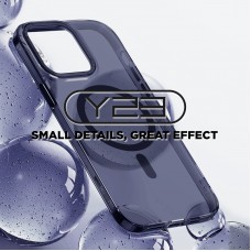 Чехол накладка ArmorStandart TPU Y23 MagSafe для Apple iPhone 15 Pro Transparent Black (ARM68331)