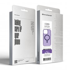 Чехол накладка ArmorStandart TPU Y23 MagSafe для Apple iPhone 14 Pro Transparent Purple (ARM68332)