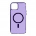 Чехол накладка ArmorStandart TPU Y23 MagSafe для Apple iPhone 15 Plus Transparent Purple (ARM68337)
