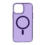 Чехол накладка ArmorStandart TPU Y23 MagSafe для Apple iPhone 14 Pro Max Transparent Purple (ARM68338)