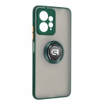 Чехол накладка ArmorStandart PC Frosted Matte Ring для Xiaomi Redmi Note 12 4G Dark Green (ARM68379)