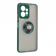 Чехол накладка ArmorStandart PC Frosted Matte Ring для Xiaomi Redmi Note 12 4G Dark Green (ARM68379)