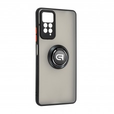 Чехол накладка ArmorStandart PC Frosted Matte Ring для Xiaomi Redmi Note 12 Pro 4G Black (ARM68382)