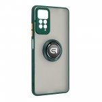 Чехол накладка ArmorStandart PC Frosted Matte Ring для Xiaomi Redmi Note 12 Pro 4G Dark Green (ARM68383) Чехол накладка ArmorStandart PC Frosted Matte Ring для Xiaomi Redmi Note 12 Pro 4G Dark Green (ARM68383)