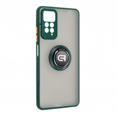 Чехол накладка ArmorStandart PC Frosted Matte Ring для Xiaomi Redmi Note 12 Pro 4G Dark Green (ARM68383)