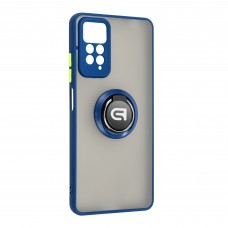 Чехол накладка ArmorStandart PC Frosted Matte Ring для Xiaomi Redmi Note 12 Pro 4G Navy Blue (ARM68384)