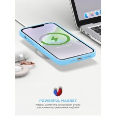 Чехол накладка ArmorStandart TPU ICON2 MagSafe для Apple iPhone 14 Sky (ARM68390)