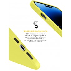 Чехол накладка ArmorStandart TPU ICON2 MagSafe для Apple iPhone 14 Pro Canary Yellow (ARM68408)
