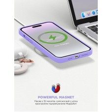 Чехол накладка ArmorStandart TPU ICON2 MagSafe для Apple iPhone 14 Pro Max Lilac (ARM68412)