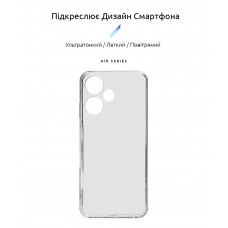 Чехол накладка ArmorStandart TPU Air для Infinix Hot 30 Play NFC (X6835B) Camera cover Clear (ARM68454)