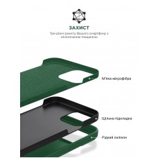 Чехол накладка ArmorStandart TPU ICON2 для Apple iPhone 14 Pro Max Olive (ARM68465)
