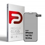 Защитное стекло ArmorStandart Pro Anti-spy Matte для Apple iPhone 14 / 13 / 13 Pro Black (ARM68603)