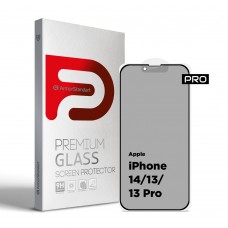 Защитное стекло ArmorStandart Pro Anti-spy Matte для Apple iPhone 14 / 13 / 13 Pro Black (ARM68603)