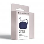 Чохол ArmorStandart Silicone Case with straps для Apple Airpods Pro 2 Dark Blue (ARM68609)