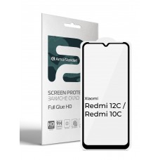 Защитное стекло ArmorStandart Full Glue HD для Xiaomi Redmi 12C / 10C Black (ARM68638)
