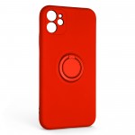 Чехол накладка ArmorStandart TPU Icon Ring для Apple iPhone 11 Red (ARM68642) Чехол накладка ArmorStandart TPU Icon Ring для Apple iPhone 11 Red (ARM68642)