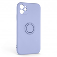 Чехол накладка ArmorStandart TPU Icon Ring для Apple iPhone 11 Lavender (ARM68649)