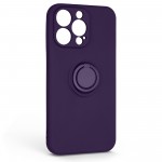 Чехол накладка ArmorStandart TPU Icon Ring для Apple iPhone 13 Pro Dark Purple (ARM68668)