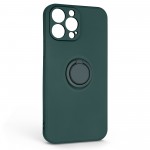Чехол накладка ArmorStandart TPU Icon Ring для Apple iPhone 13 Pro Max Dark Green (ARM68680) Чехол накладка ArmorStandart TPU Icon Ring для Apple iPhone 13 Pro Max Dark Green (ARM68680)