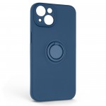 Чехол накладка ArmorStandart TPU Icon Ring для Apple iPhone 14 Blue (ARM68687) Чехол накладка ArmorStandart TPU Icon Ring для Apple iPhone 14 Blue (ARM68687)