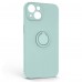 Чехол накладка ArmorStandart TPU Icon Ring для Apple iPhone 14 Mint (ARM68694)