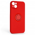 Чехол накладка ArmorStandart TPU Icon Ring для Apple iPhone 14 Plus Red (ARM68697) Чехол накладка ArmorStandart TPU Icon Ring для Apple iPhone 14 Plus Red (ARM68697)