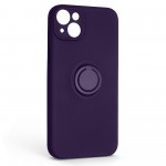 Чехол накладка ArmorStandart TPU Icon Ring для Apple iPhone 14 Plus Dark Purple (ARM68701) Чехол накладка ArmorStandart TPU Icon Ring для Apple iPhone 14 Plus Dark Purple (ARM68701)