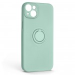 Чехол накладка ArmorStandart TPU Icon Ring для Apple iPhone 14 Plus Mint (ARM68705)
