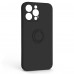Чехол накладка ArmorStandart TPU Icon Ring для Apple iPhone 14 Pro Max Black (ARM68718)