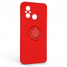 Чехол накладка ArmorStandart TPU Icon Ring для Xiaomi Redmi 12C Red (ARM68792)