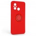 Чехол накладка ArmorStandart TPU Icon Ring для Xiaomi Redmi 12C Red (ARM68792)