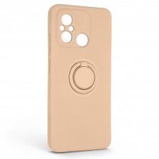 Чехол накладка ArmorStandart TPU Icon Ring для Xiaomi Redmi 12C Pink Sand (ARM68794)