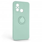 Чехол накладка ArmorStandart TPU Icon Ring для Xiaomi Redmi 12C Mint (ARM68795)